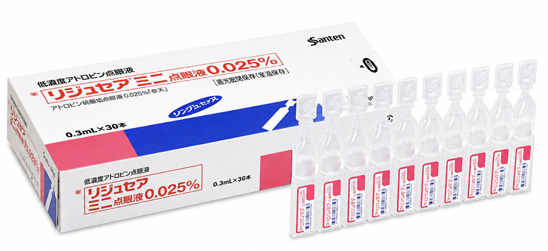 (リジュセア®ミニ点眼液0.025%、参天製薬株式会社